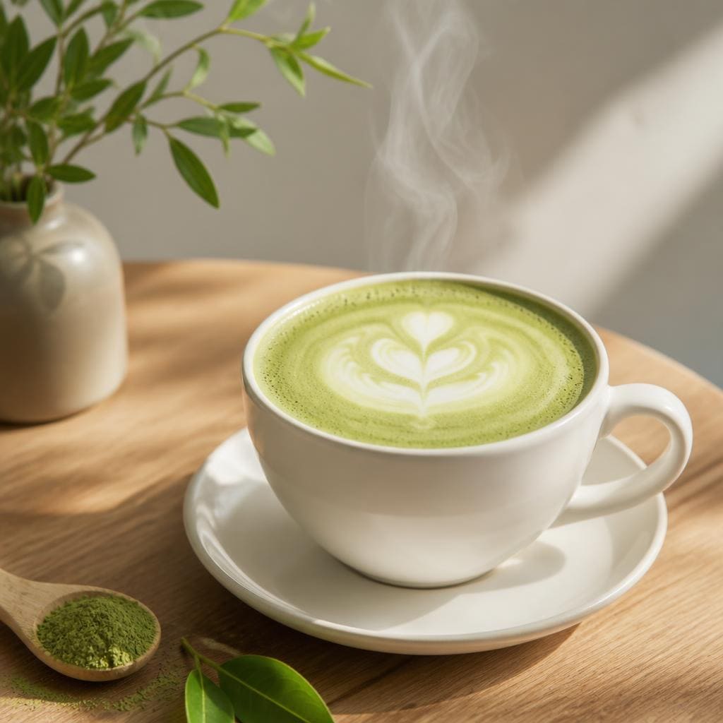 Green Tea Latte Warkop 84 minuman green tea creamy dan lembut